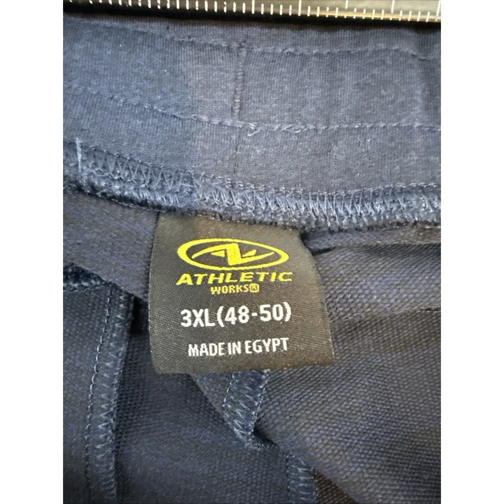 Athletic Works Men's 3XL 48-50, Big and Tall, Navy Blue